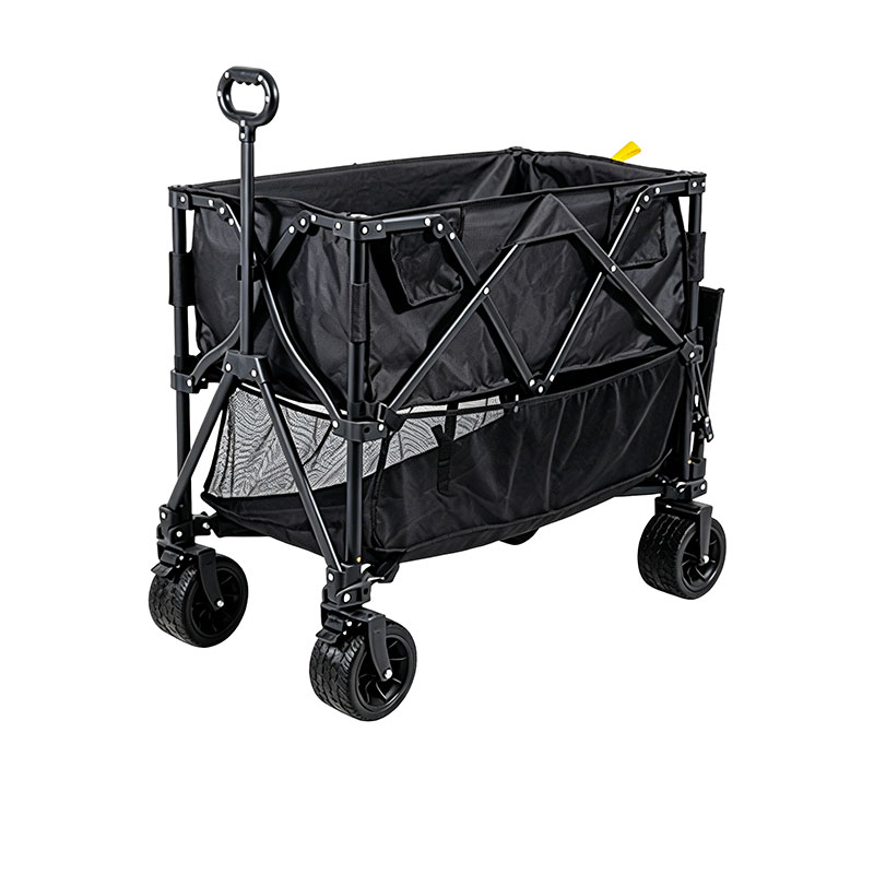 Carro de camping de doble capa con capacidad adicional